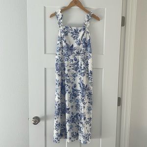 Women’s Floral Midi Slit Dress